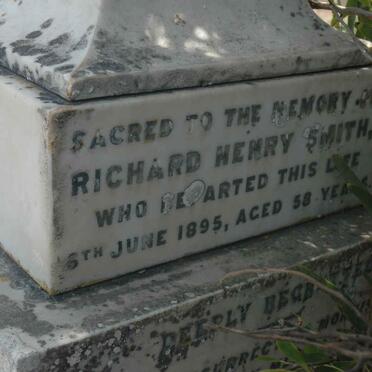 SMITH Richard Henry -1895 