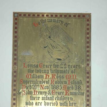 ROSS Louisa nee GRACE -1885 :: ROSS John Henry -1885 :: ROSS Grace Emmeline -1885