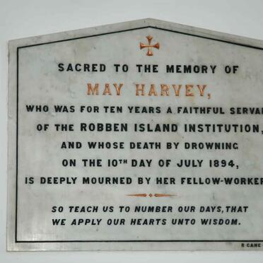 HARVEY May -1894