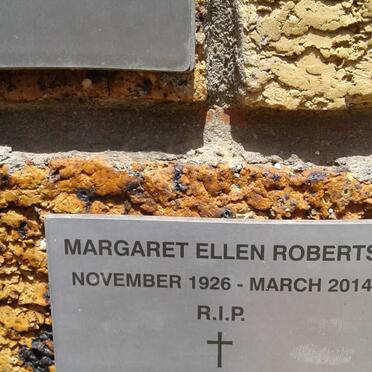 ROBERTS Margaret Ellen 1926-2014