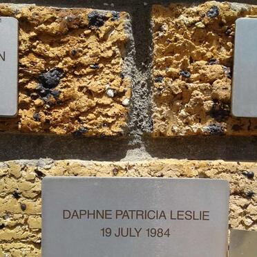 LESLIE Daphne Patricia -1984