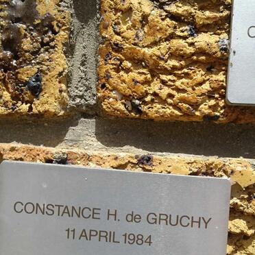 GRUCHY Constance H., de -1984