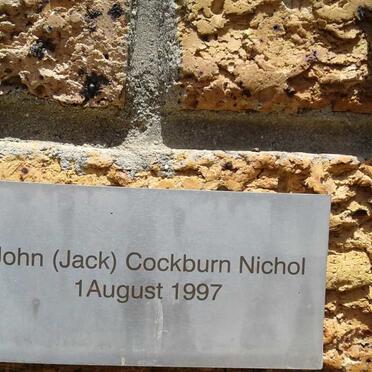 NICHOL John Cockburn -1997