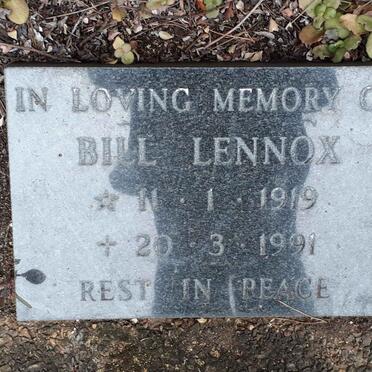 LENNOX Bill 1919-1991