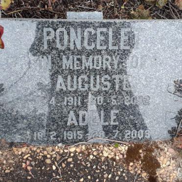 PONCELET Auguste 1911-2002 &amp; Adele 1915-2003