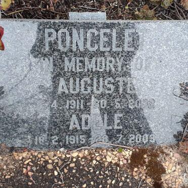 PONCELET Auguste 1911-2002 &amp; Adele 1915-2003