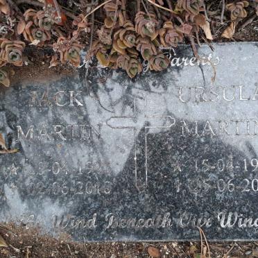 MARTIN Mack 1922-2010 &amp; Ursula 1926-2010