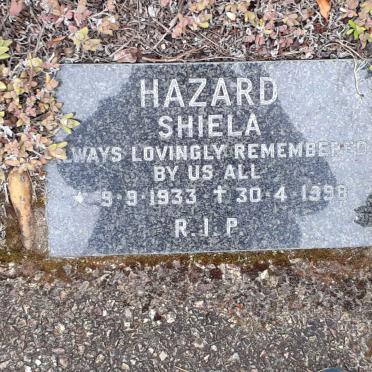 HAZARD Shiela 1933-1998