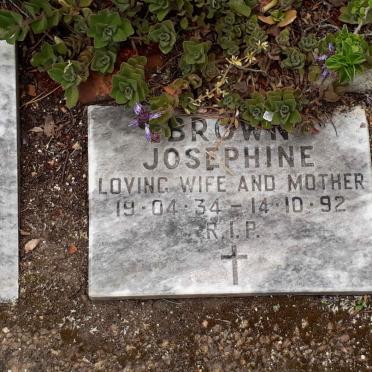 BROWN Josephine 1934-1992