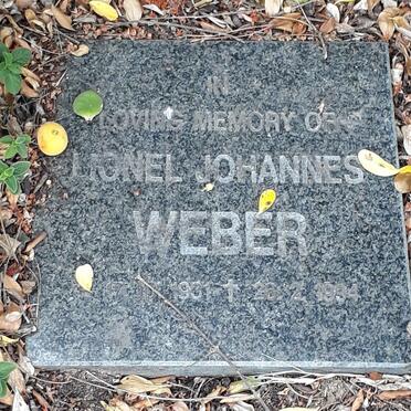 WEBER Lionel Johannes 1931-1994