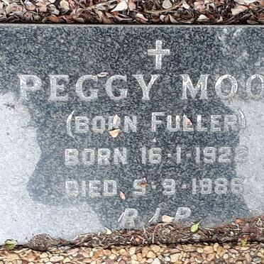 MOON Peggy nee FULLER 1922-1986
