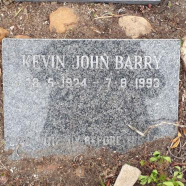 BARRY Kevin John 1924-1993