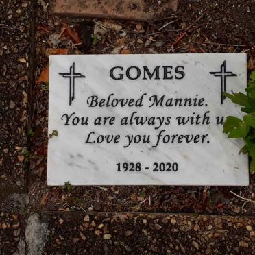 GOMES Mannie 1928-2020