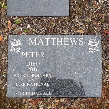 MATTHEWS Peter -2016
