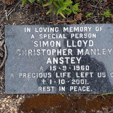 ANSTEY Simon Lloyd Christopher Manley 1960-2001