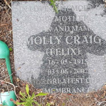 CRAIG Molly 1915-2007
