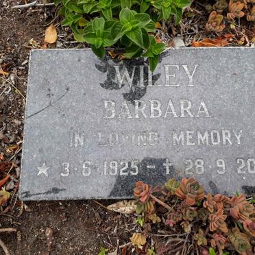 WILEY Barbara 1925-2003
