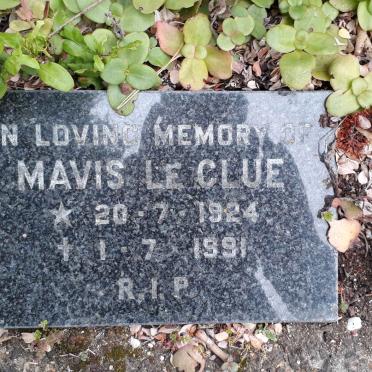 CLUE Mavis, le 1924-1991