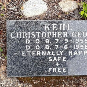 KEHL Christopher George 1959-1996