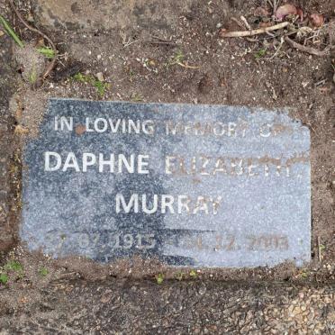 MURRAY Daphne Elizabeth 1915-2003