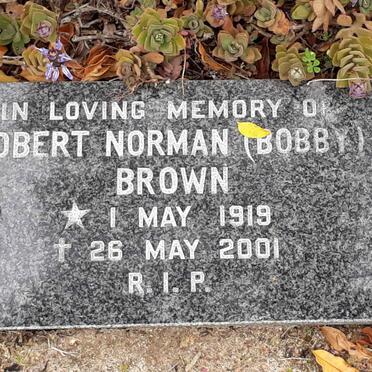 BROWN Robert Norman 1919-2001