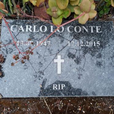 CONTE Carlo, Lo 1947-2015