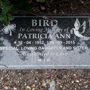 BIRD Patricia Anne 1952-2015
