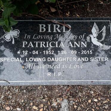 BIRD Patricia Anne 1952-2015