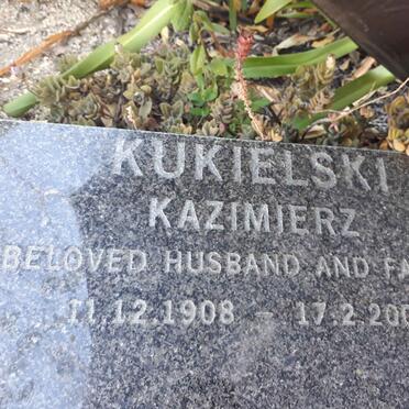 KUKIELSKI Kazimierz 1908-2000