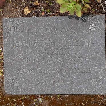FRENCH Margaret Isabel nee JOHNSTON 1917-2012