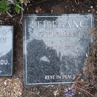 LEISEGANG Gavin Shane 1942-2010
