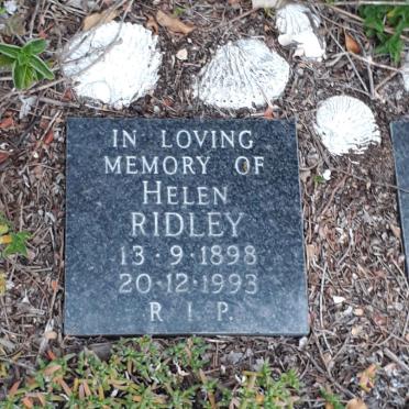 RIDLEY Helen 1898-1993