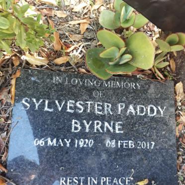 BYRNE Sylvester Paddy 1920-2017