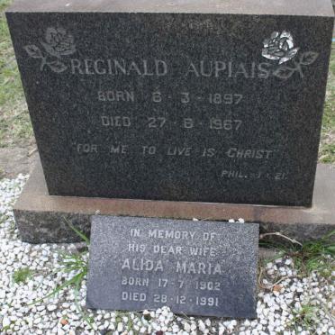 AUPIAIS Reginald 1897-1967 &amp; Alida Maria 1902-1991