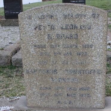 BARNARD Marthinus Christoffel 1936 - 197? :: BARNARD Peter Leonard 1950-1970