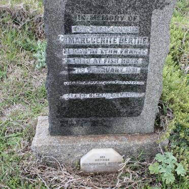 BERTHE Marguerite  -1981