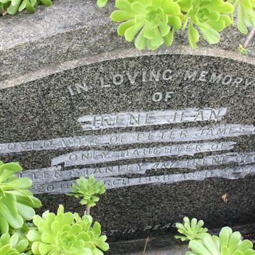 BROWN Irene Jean nee STANLEY -1958