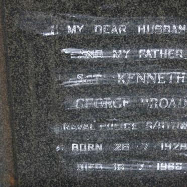 BROAD Kenneth George 1928-1966