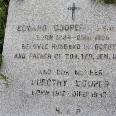 COOPER Edward 1894-1985 &amp; Dorothy 1912-1993