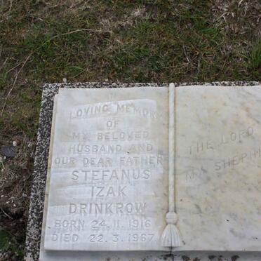 DRINKROW Stefanus Izak 1916-1967