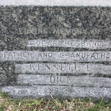 DICK Kenneth E. 1932-1986