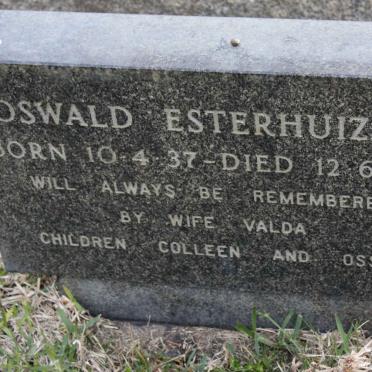 ESTERHUIZEN Oswald 1937-1979