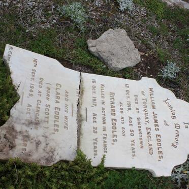 EDDLES William James -1918 :: EDDLES Richard -1917 :: EDDLES Clara nee SCOTT -1949