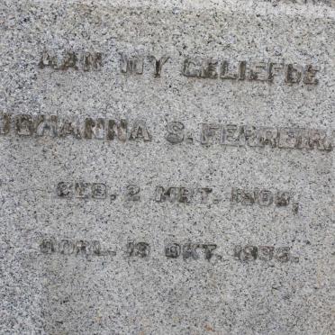 FERREIRA Johanna S. 1908-1936