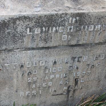 HOBBS Attwood Walter -1933