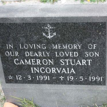 INCORVAIA Cameron Stuart 1991-1991
