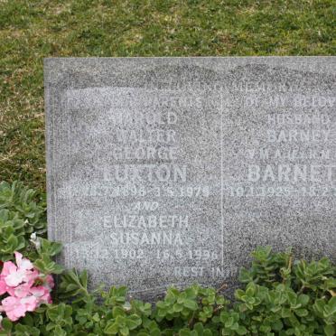 LUXTON Harold Walter George 1896-1975 &amp; Elizabeth Susanna 1902-1996 :: BARNETT Barney 1925-2005