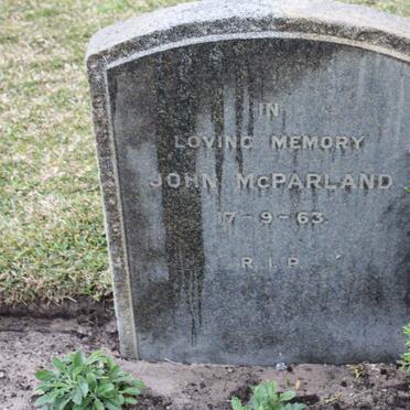 McPARLAND John -1963