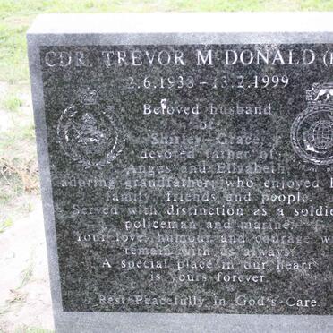 McDONALD Trevor 1938-1999