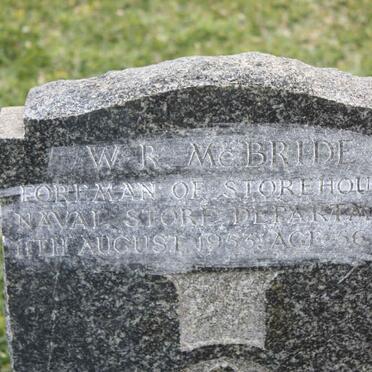 McBRIDE W.R. -1953
